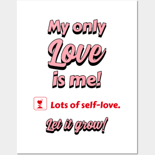 Checklist to Celebrate Self-Love - My Only Love Is Me Posters and Art